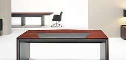 Avant Exec Desk meeting ext left RH return 2520x2200 Wood