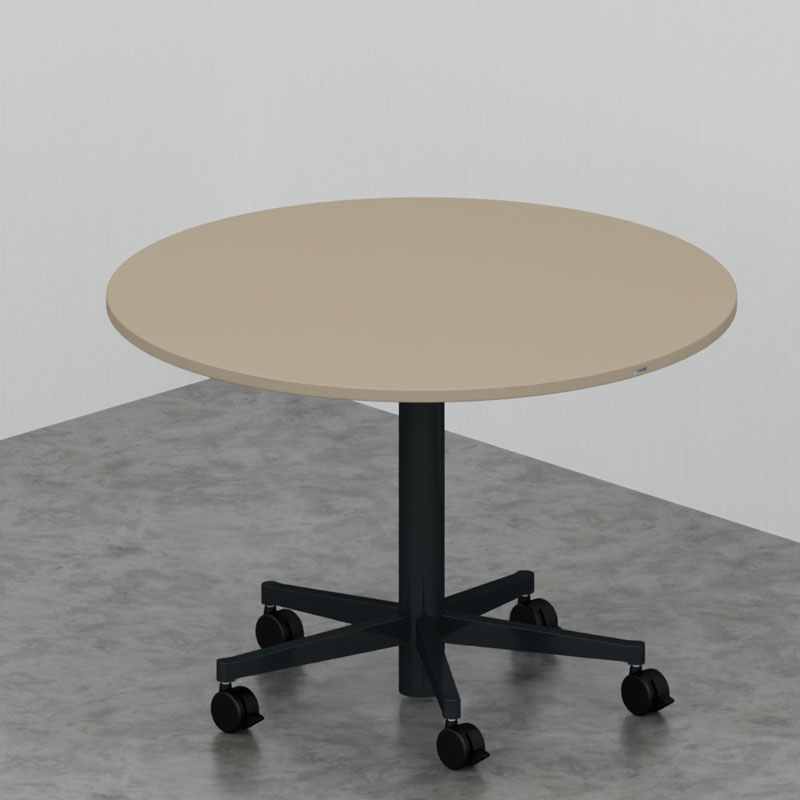 Pontis Round Mobile Bistro or Meeting Table