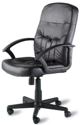 Cavalier Managers Leather Faced Office Chair (DD**)