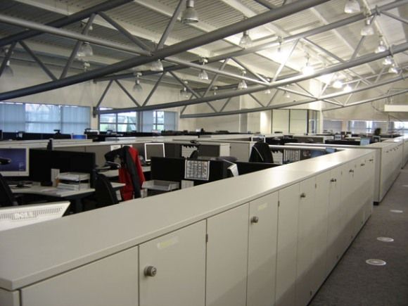 Mid Height Cupboards Aligned With Lasers