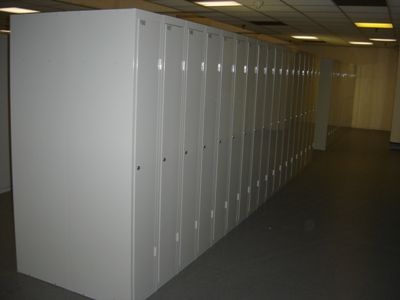 Lockers at one of Bexley Council's Facilities