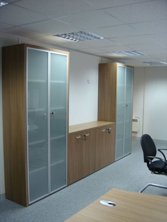 Glass Fronted Cupboards