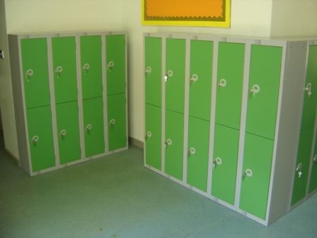 Nested Steel Lockers for Pupils 