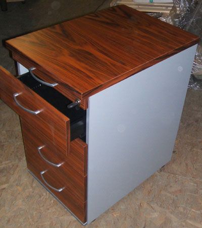 FFC Mobile Pedestal in Maple Finish