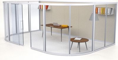 Quadro Screens - For Temporary Offices and Meeting Rooms