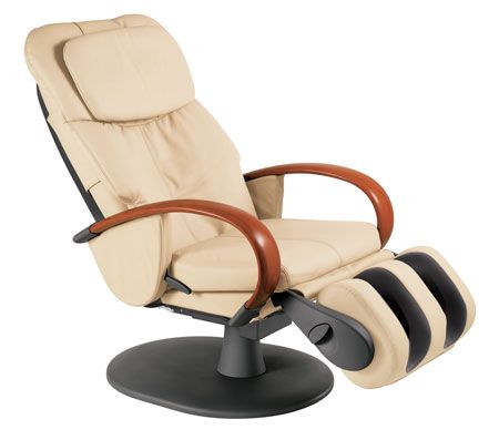 Massage chair with leg/foot massage