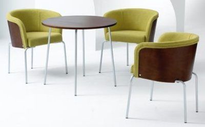 Inspiral Chairs and  Dark Wood Effect Table