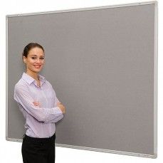 Fire Rated Notice Board, Aluminium Framed 1200x900 (Del Only)