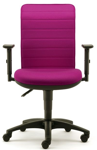 Air Upholstered Back Operators Chair, Fixed 'T' Arms, Grp 1