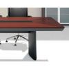 Avant Conference Table Veneer Black leather  2000x1100 - view 1