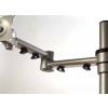 Height Adjustable Monitor Arm for 6 Screens, Silver, POA - view 2