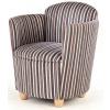 Cloud Single Seat tub chair, beech feet, grp 2 fabric - view 1