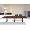 Avant Conference Table Veneer Black leather  2000x1100 - view 3