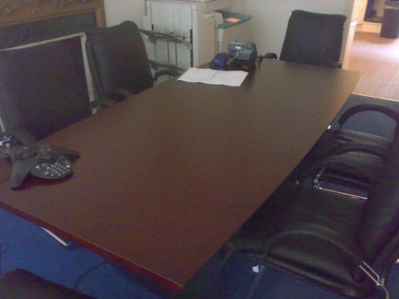 Spanish Manufactured Boardroom Table In Real Wood