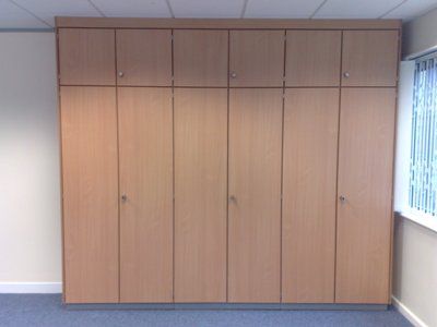 Beech Effect Full Height Storagewall