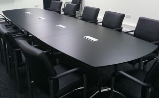 Boardroom Table & Display Cupboards (108)