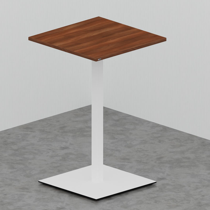 Pontis High Square Bistro Table, Column Base, 1100mm High