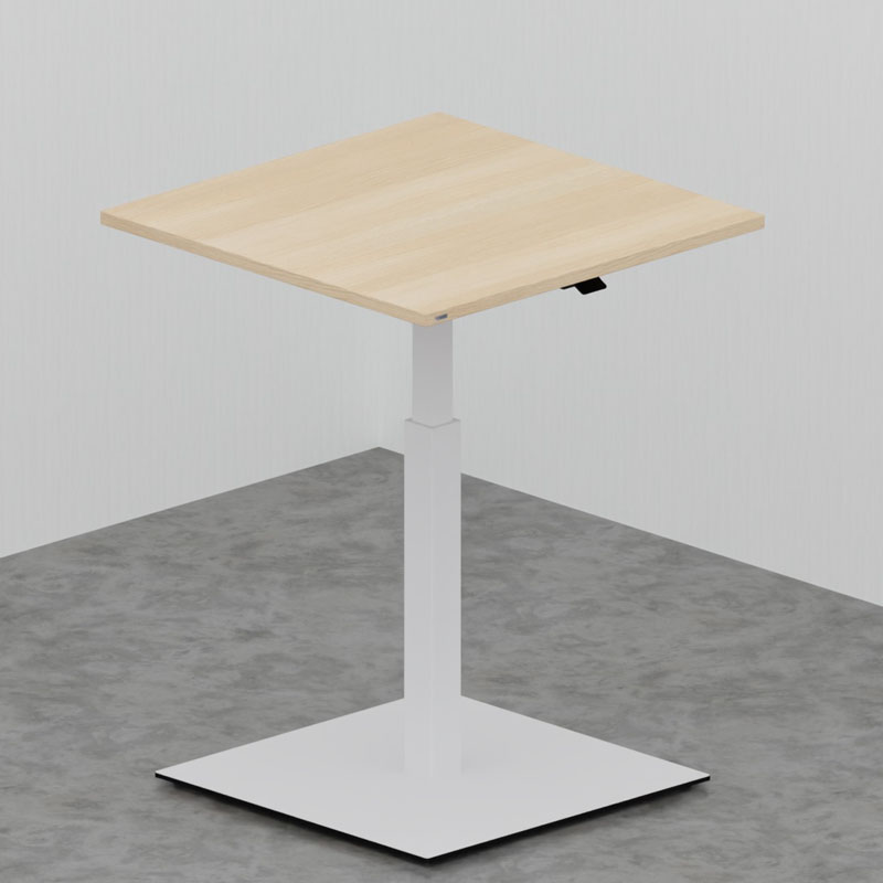 Pontis Square Height Adjustable Meeting or Bistro Table