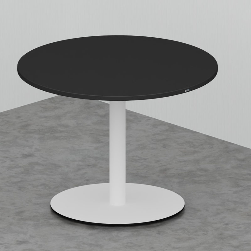 Pontis Round Meeting or Bistro Table, Column Base