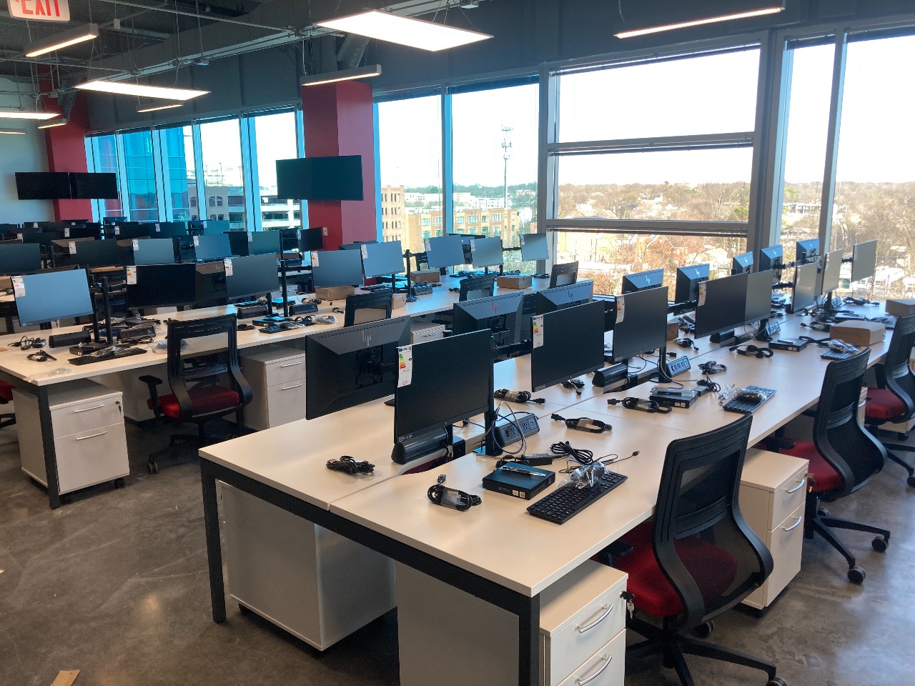 Installation of OGI desks in Raleigh, North Carolina