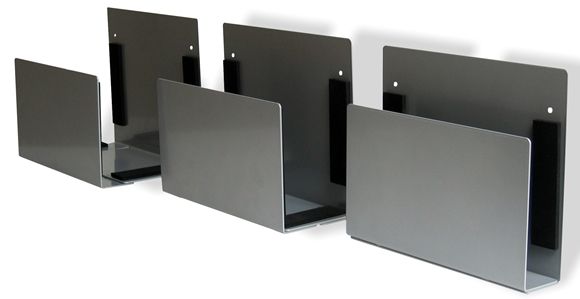 CPU wall mount bracket W, silver, 45-160 wide