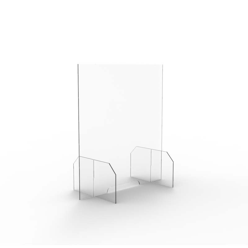 Protective Plexiglass Reception Counter Screen Set of 5, 630w 700h <