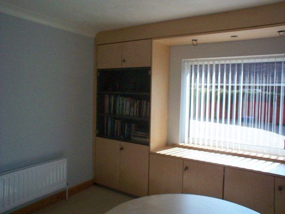 Glass Fronted Storage Cupboards