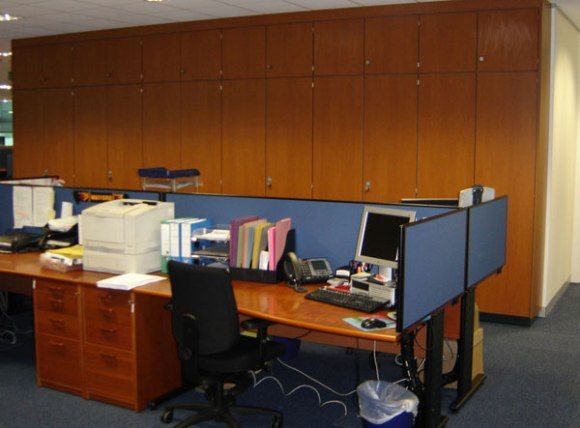 Storagewall with Administration Desks