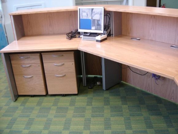 Inside View Of Reception Desk
