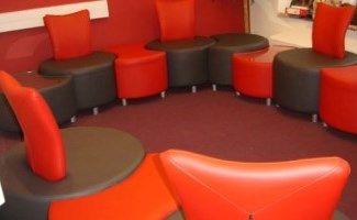 Staff Room Seating with Spin Modular Seating