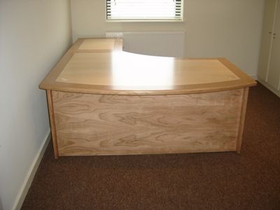 Minster Bow Front Executive Desk