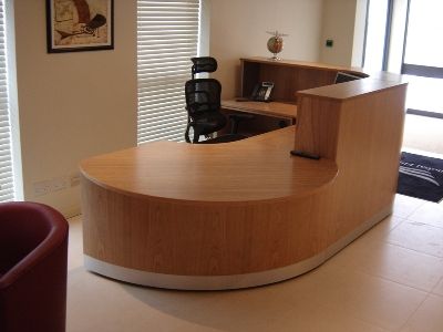 Reception Desk - View Towards Entrance Door