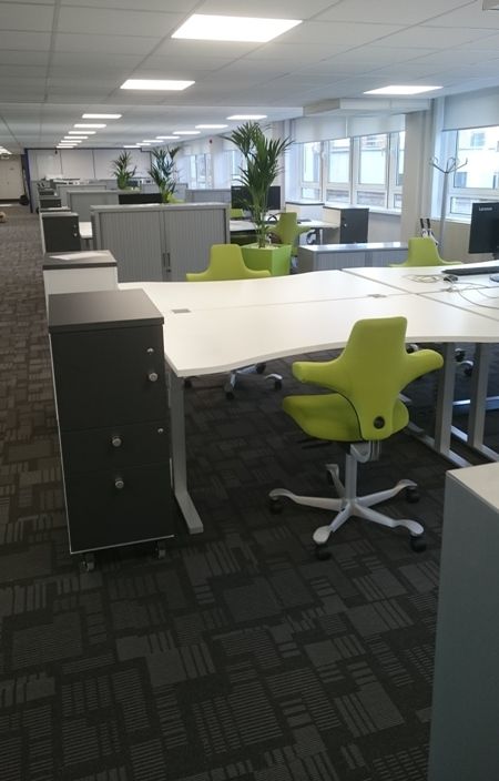 HAG Capisco Chairs in Lime Green