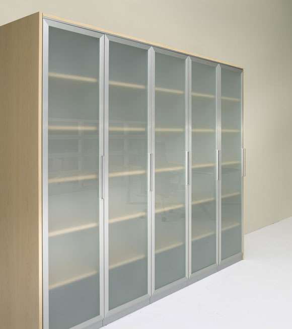 Diktat Bookcases In Maple Veneer