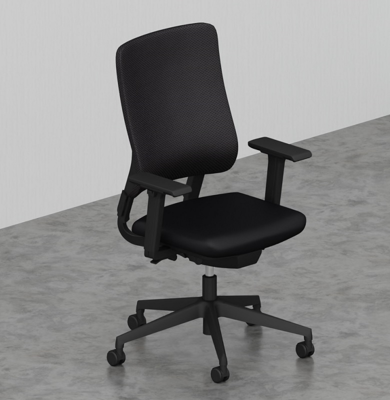 Drumback Creation Office Chair, Black Shell/Base *INC 2D Arms GP2 (SO)