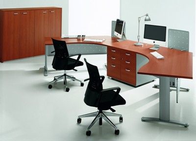 Mega Desks With 120 Degree Worktops