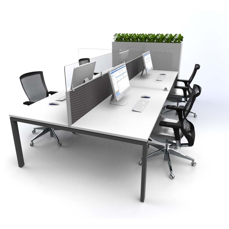 Glass Protective Desk Divider Extension Screens