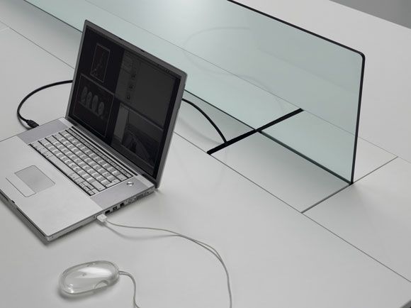 L4P Start-Up Bench Showing Glass Screen and Wire Management Access