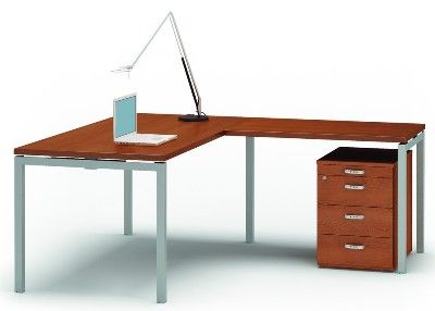 Desk Wth Rectangular Return -Idea Plus range