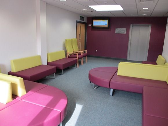 Stylish Intro Seating From Edge Design in Patient Waiting Area