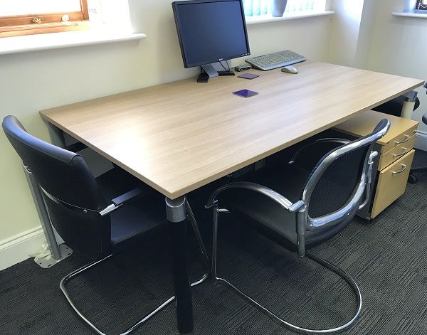 Used Executive Office Desk, Assmann Antaro