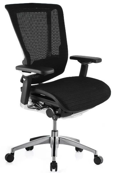 Nefil Ergonomic Mesh Chair, Aluminium Frame, no H/rest
