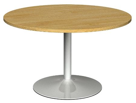 Circular Meeting Table 1200 dia M25 Trumpet Base