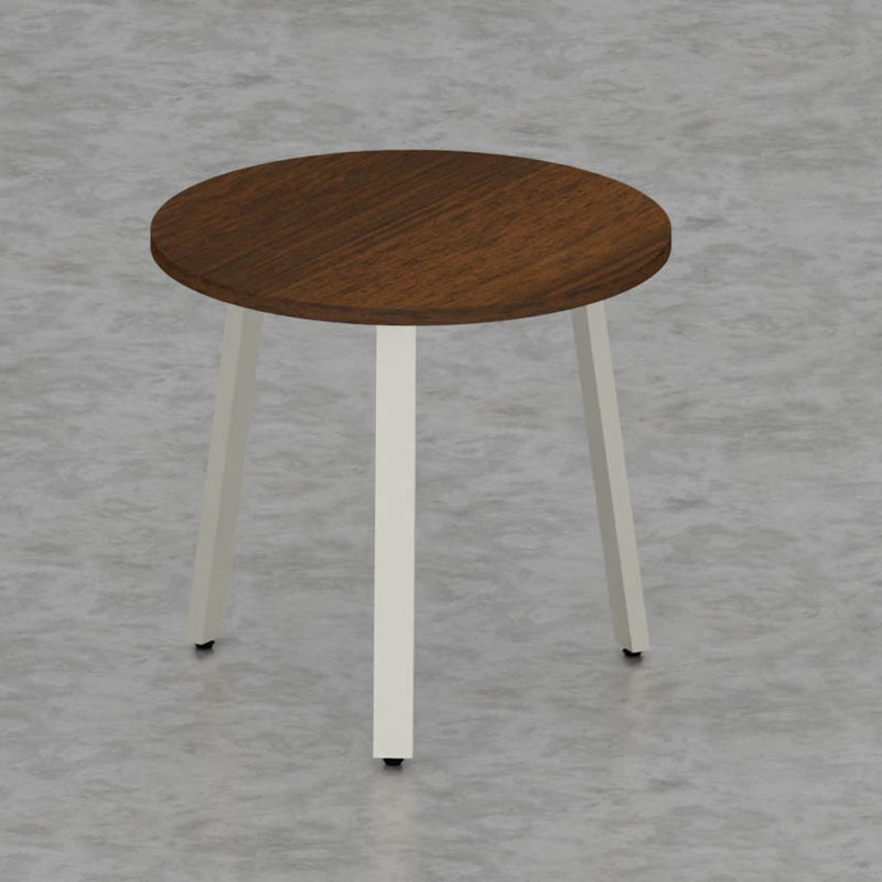 Round Office Meeting Table, OGI A Range,  Angled Steel Legs