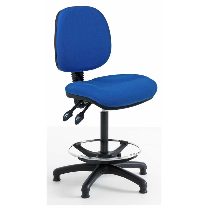 Draughtsman Height Chair, Footring, Feet/Castors*