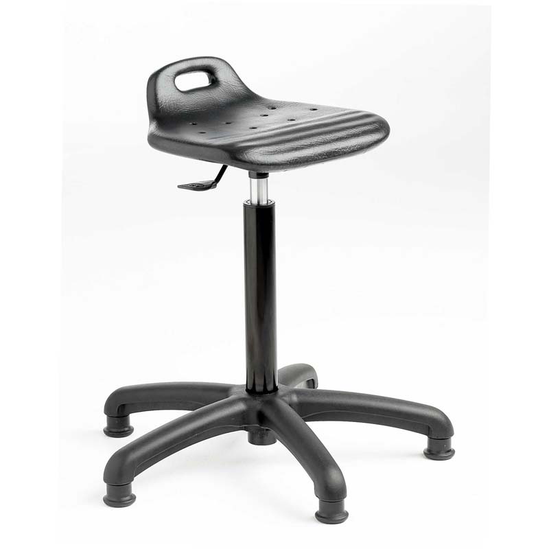 Posture Stool, Polyurethane Seat Castors*/Feet