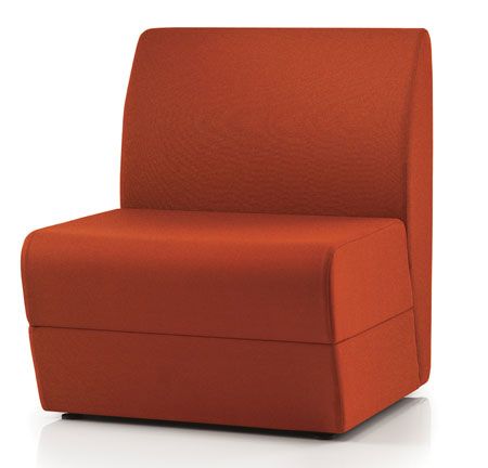 Point Single Narrow Seating Unit, No Arms Grp 1 Fabric