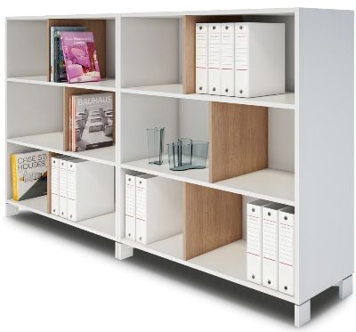 Offset Central Dividers on Shelves