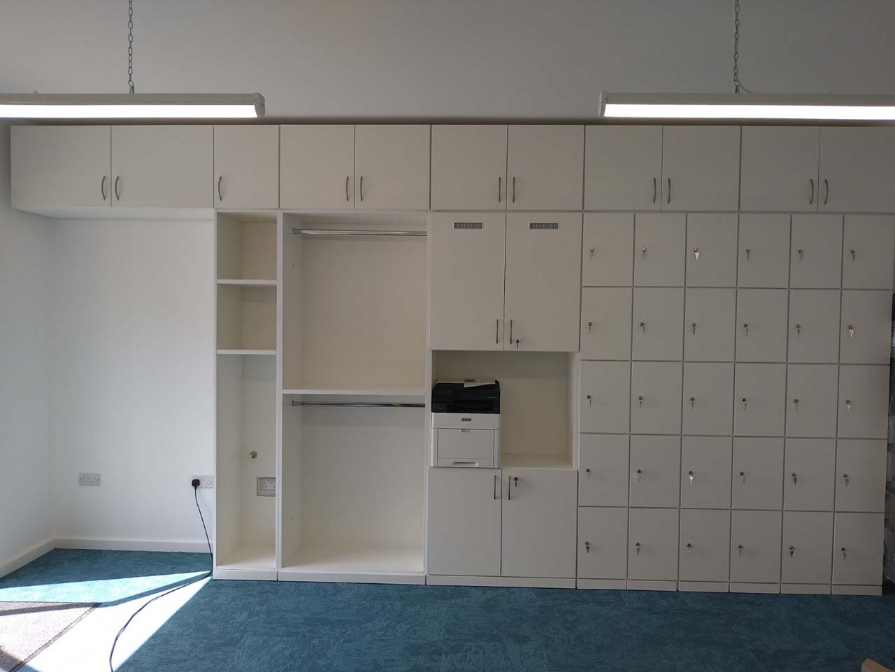 View Of Custom Storagewall Cupboards With Lockers