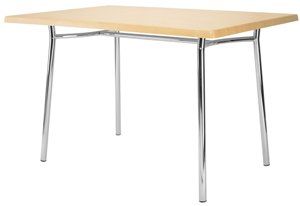 Tiramisu Café Table 1200 x 800 Topalit Top, 4 Chrome Legs 735h
